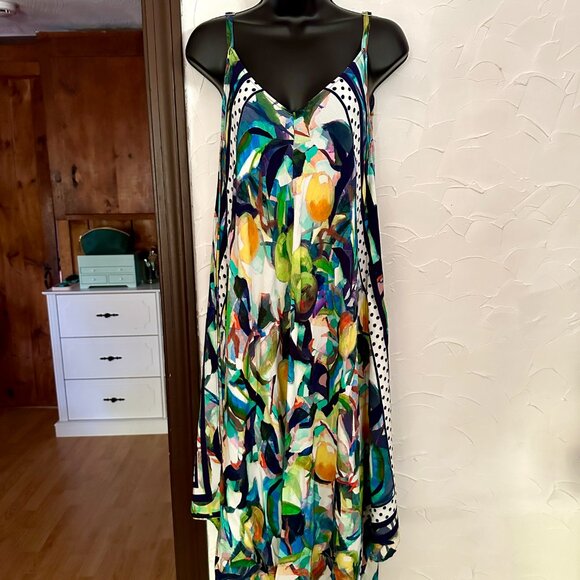 NWOT Simply Art Dolcezza: Orangerie 4 Corners Maxi Dress - Medium - Picture 7 of 15